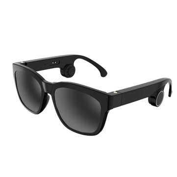 Bakeey G2 Sunglasses bluetooth Earphone Open-Ear Glasses Headsets Calling Smart Su... (COLOR: BLACK)