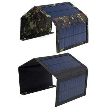 Black/Camouflage 10W Foldable Solar Panel (COLOR.: CAMOUFLAGE)