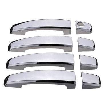8pcs Set ABS Chrome Door Handle Cover For Vauxhall Antara Insignia Meriva Zafira