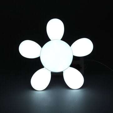 AC165-265V 40W 5 Blades Turtle Shape E27 LED Garage Light Deformable Ceiling Fixture Workshop Lamp B