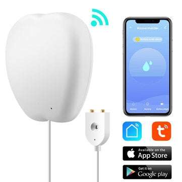 Bakeey Tuya Smart Water Detector Water Level Alarm Sensor Wifi Water Leakage APP Remote Control Wire