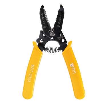 BEST-5023 20-30AWG 0.25-0.8mm Wire Stripper Plier Copper Cable Hardened Steel Plier
