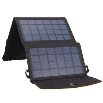 5V12W High-Efficiency Folding Monocrystalline Sunpower Solar Panel Charging Bag with Dual USB