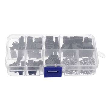 600pcs 2.54mm Dupont Terminal Male/Female Pin SM2.54 Cable Plug 2/3/4/5 Pin Electrical Jumper Header