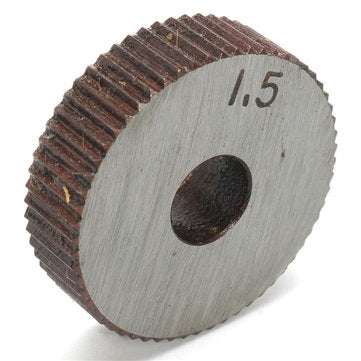 7pcs Knurling Knurler Tool 0.5/1/2mm Pitch Single Wheel Straight Wheel Linear Knurl Set