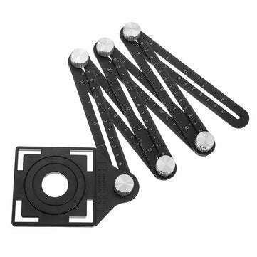 Aluminum Alloy Universal Six-Sided Angle Measuring LocatorMeasuring Ruler