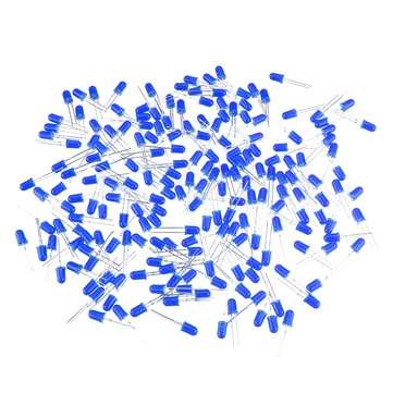 600pcs 5MM Blue LED Diode Round Diffused Blue Color Light Lamp F5 DIP Highligh