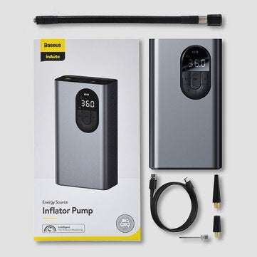 Baseus 150PSI Portable Inflator Pump Air Compressor Smart Digital Tire Pressure Detection Auto Tire