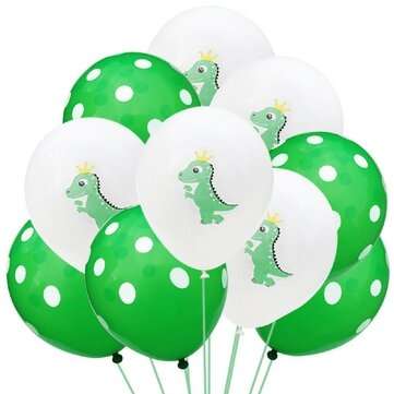 66Pcs Dinosaur Theme Ballon Set Rex Long-Neck Dragon Aluminum Film Ballon Children Boy Birthday Part