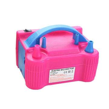 600W Portable Two Nozzle Color Air Blower Electric Balloon Inflator Pump (PLUG: 110VUSPLUG)