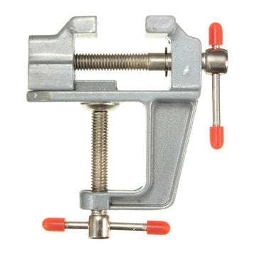 Aluminum Miniature Small Clamp On Table Bench Vise Tool