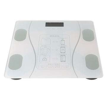 Bakeey Smart Body Fat Scale Electronic Weighing Scale Home USB... (TYPE: BATTERYTYPE | COLOR: WHITE)
