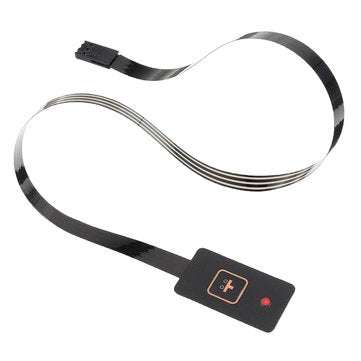 5pcs Single Button GPS Membrane Sensor Switch 1 Button with Light MCU Extended Keyboard PVC Panel DI