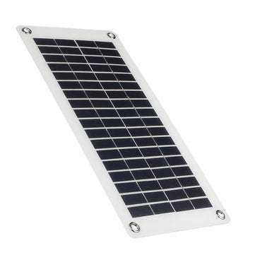 8.5W/18V Portable Solar Panel with Cables for Caravan Boat Camping Charge Battery