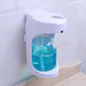 500ML Touchless Automatic Soap Dispenser Wall-mounted Foaming Liquid Dispenser Fo... (COLOR.: WHITE)
