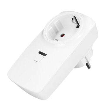 AC85V-250V Wireless Remote Control Socket EU Standard Socket with Free Sticker Circular Remote Contr