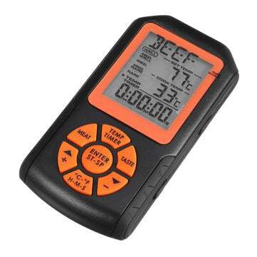 BBQ Thermometer Wireless Remote Digital Meat Thermometer with Probe for Cooking Smoker Kitchen Oven
