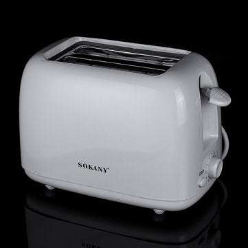 700W Automatic 2 Piece Toaster Breakfast Sandwich Bread Maker Machine 6-speed Baking