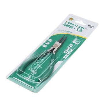 BERRYLION 5Inch 125mm Round Nose Pliers Wire Stripper Forceps Crimping Tool Durable Multifunctional