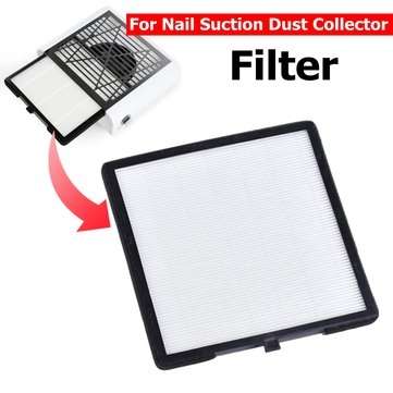 Air Filter For 60W Nail Dust Vacuum Suction Collector Manicure Tools