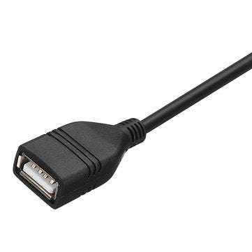 AMI MDI Music to 3.5mm AUX Audio Cable with USB Charger Port For VW Audi A4 A6 A8 S4 S6 Q5 Q7