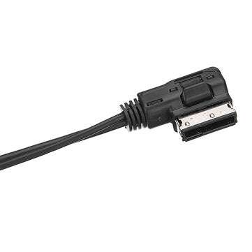 AMI MDI Music to 3.5mm AUX Audio Cable with USB Charger Port For VW Audi A4 A6 A8 S4 S6 Q5 Q7