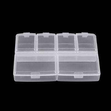 6 Grid Electronic Components Project Storage Assortment Box Bead Organizer Jewelry Box Plastic Stora