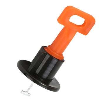 50pcs Flat Ceramic Floor Wall Construction Tools Reusable Tile Level Wedges Tile Spacers Floor Wall