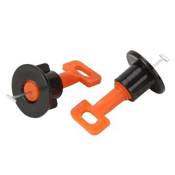 50pcs Flat Ceramic Floor Wall Construction Tools Reusable Tile Level Wedges Tile Spacers Floor Wall