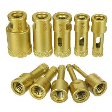 6mm-35mm M14 Diamond Hole Saw Drill Bit Glass Ceramic Tile Marble Cutting Tool (SIZE: 35MM)