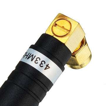 5Pcs 433MHz SW433-WT100 Gold-plated Elbow Bar Antenna Wireless Communication Antenna