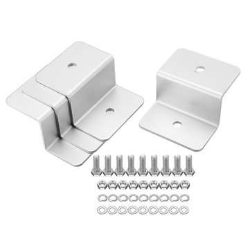4pcs ZB-04 Solar Panel Mounting Z Brackets Aluminum Alloy Tools Kit for Motorhomes and Yachts
