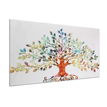 75X50CM Picture-Abstract Colorful Leafy Tree Unframed Canvas Print Wall Art Home Decoration