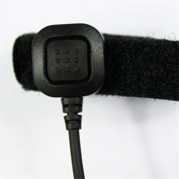 Adjustable Throat Mic Earphone Microphone Suitable for VX-7R Yaesu VX-6R VX170R Walkie-talkie Throat