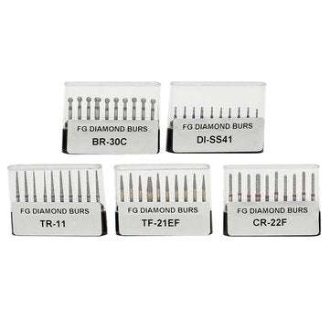 50pcs Dental Diamond Burs FG Diamond Burs