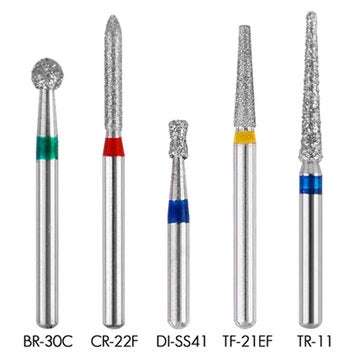50pcs Dental Diamond Burs FG Diamond Burs