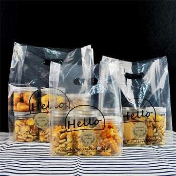 500PCS Kraft Paper Handmade With Love Sticker DIY Gifts Wrap Cookies Packaging Stickers