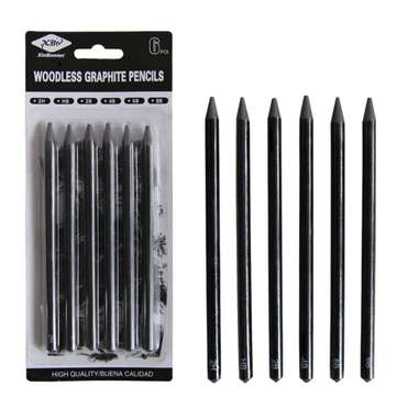 6PCS Sketch Pencils Painting Pencil HB# 2H# 2B# 4B# 6B# 8B# Sketch Drawing Writing Graphite Pencil A