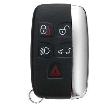 5 Button Remote Key Shell Case with Battery for LAND ROVER LR4 Range Rover Sport Evoque Freelander 2