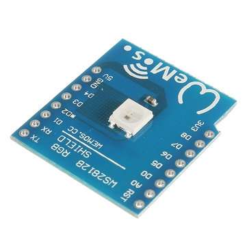 5Pcs Geekcreit WS2812B RGB Shield Expansion Module For D1 Mini Development Board