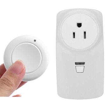 AC85V-250V Wireless Remote Control Socket US Standard Socket with Free Sticker Circular Remote Contr