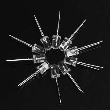 5mm 2.5-3.2V RGB Bright Colorful Flash LED F5 Light Emitting Diode For Christmas Tree Kit