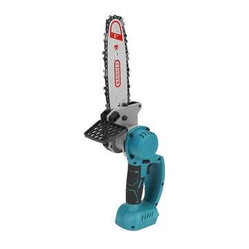 8 Inch Electric Chain Saw Woodworking Tool Portable Chainsaws for Makita 18V Battery (COLOR: BLUE)