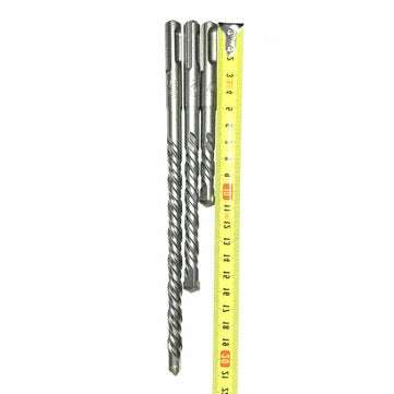 9Pcs Drill Bit Double SDS Plus Slot Electric Hammer Drill Bits Set 110mm Metal HSS Drill Set For Ele