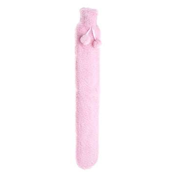 74x14cm Hot Water Bottles Large Long Area Warm Relaxing Heat with Removable Cover (COLOR1: PINK)