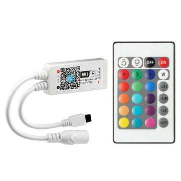 ARILUX SL-LC 04 Super Mini LED WIFI APP Controller + Remote Control For RGBW LED Strip DC 9-12V