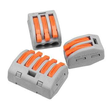 60Pc 2/3/5 Hole Electrical Connectors Wire Block Electrical Wire Connector Terminal