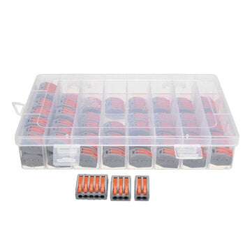 60Pc 2/3/5 Hole Electrical Connectors Wire Block Electrical Wire Connector Terminal