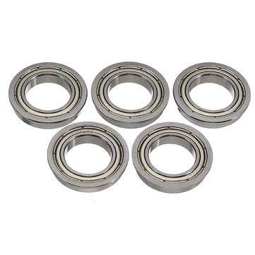 5pcs F6802ZZ Flange Ball Bearings 15x24x5mm Deep Groove Ball Bearings
