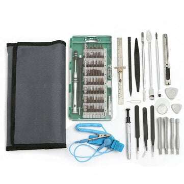80 In 1 Screwdriver Repair Opening Tools Kit Pry for Pad Mobile Phone 3 Colors (COLOR.: GREEN)